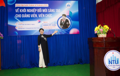 Gần 40 giảng viên, viên chức tham gia khóa TOT về Khởi nghiệp đổi mới sáng tạo tại NTU