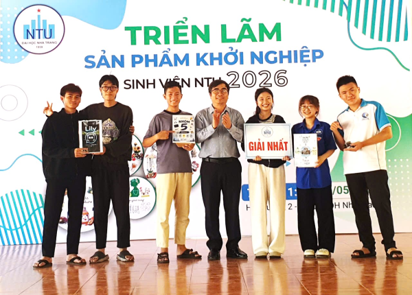 Hơn 1.000 sinh viên NTU tham gia triển lãm dự án khởi nghiệp năm học 2025–2026