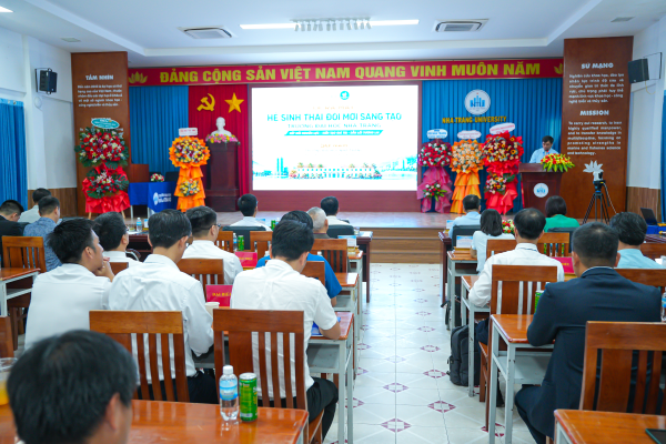 Trường Đại học Nha Trang chính thức ra mắt Hệ sinh thái Đổi mới sáng tạo, mở rộng không gian kết nối nghiên cứu, khởi nghiệp và chuyển giao công nghệ.