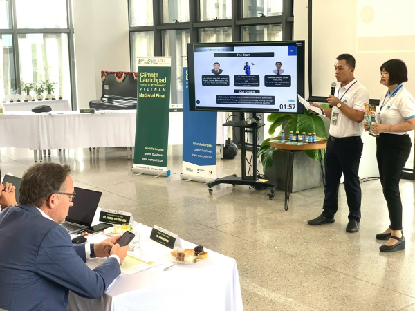 Ý tưởng khởi nghiệp của NTU xuất sắc lọt Top 10 Chung kết Quốc gia Climate Launchpad Việt Nam 2026