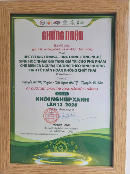 Trường Đại học Nha Trang tham dự vòng bán kết Cuộc thi Khởi Nghiệp Xanh 2026