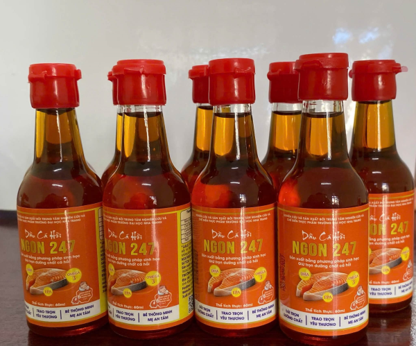 Dầu cá hồi từ phụ phẩm thủy sản: Hành trình từ ý tưởng nghiên cứu đến thương mại hóa kết quả khoa học công nghệ